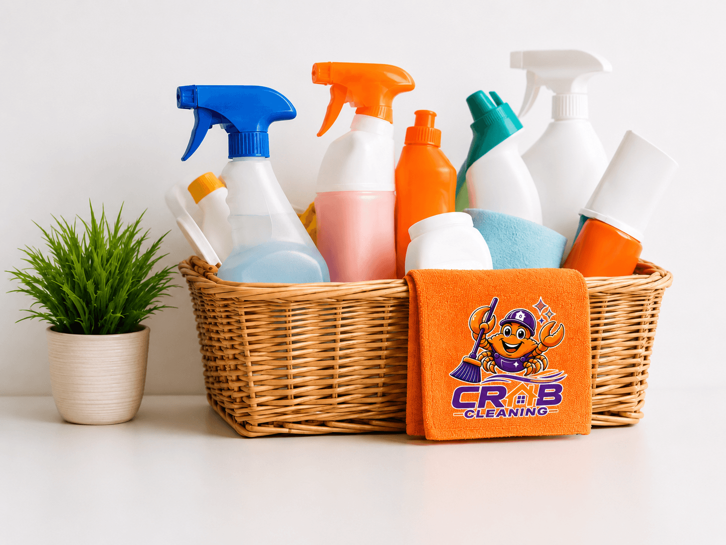 Professional cleaning tools used by Crab Cleaning